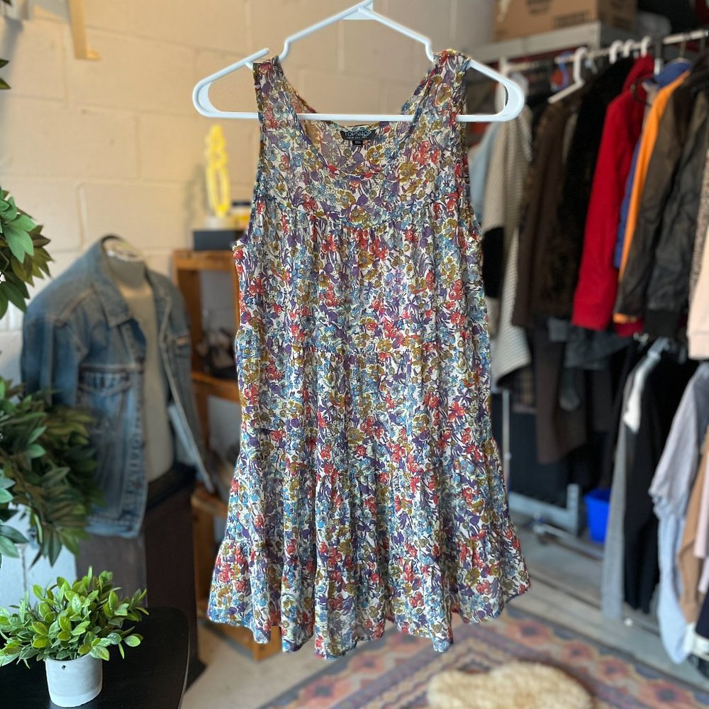 Summery, Sheer, Floral Top or Mini dress
